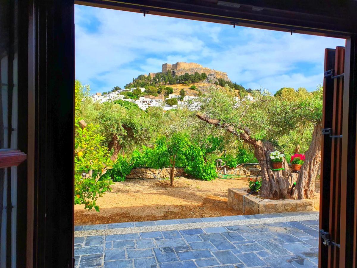 Galini View Apartments Lindos Eksteriør bilde