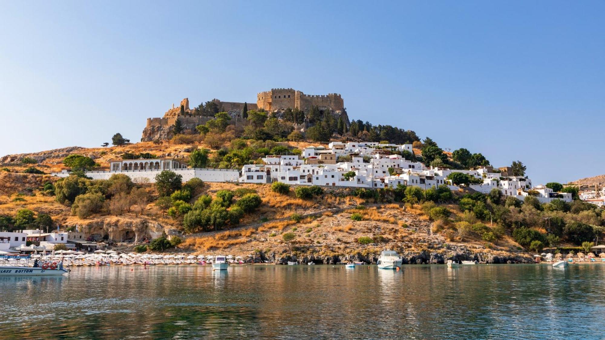 Galini View Apartments Lindos Eksteriør bilde