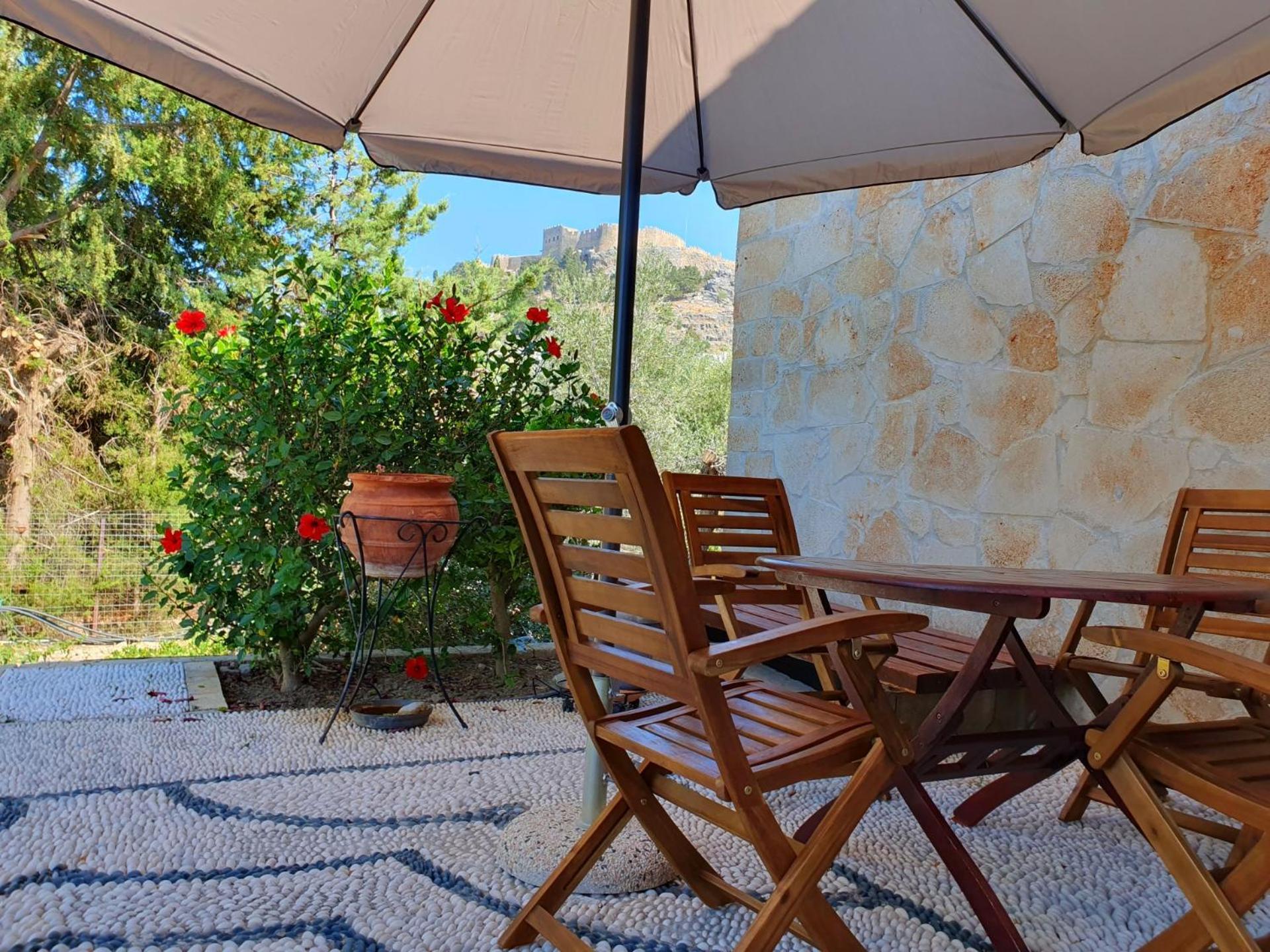 Galini View Apartments Lindos Eksteriør bilde